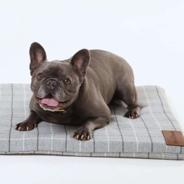 Small Size Fabric Travel Mat In Dove Grey
